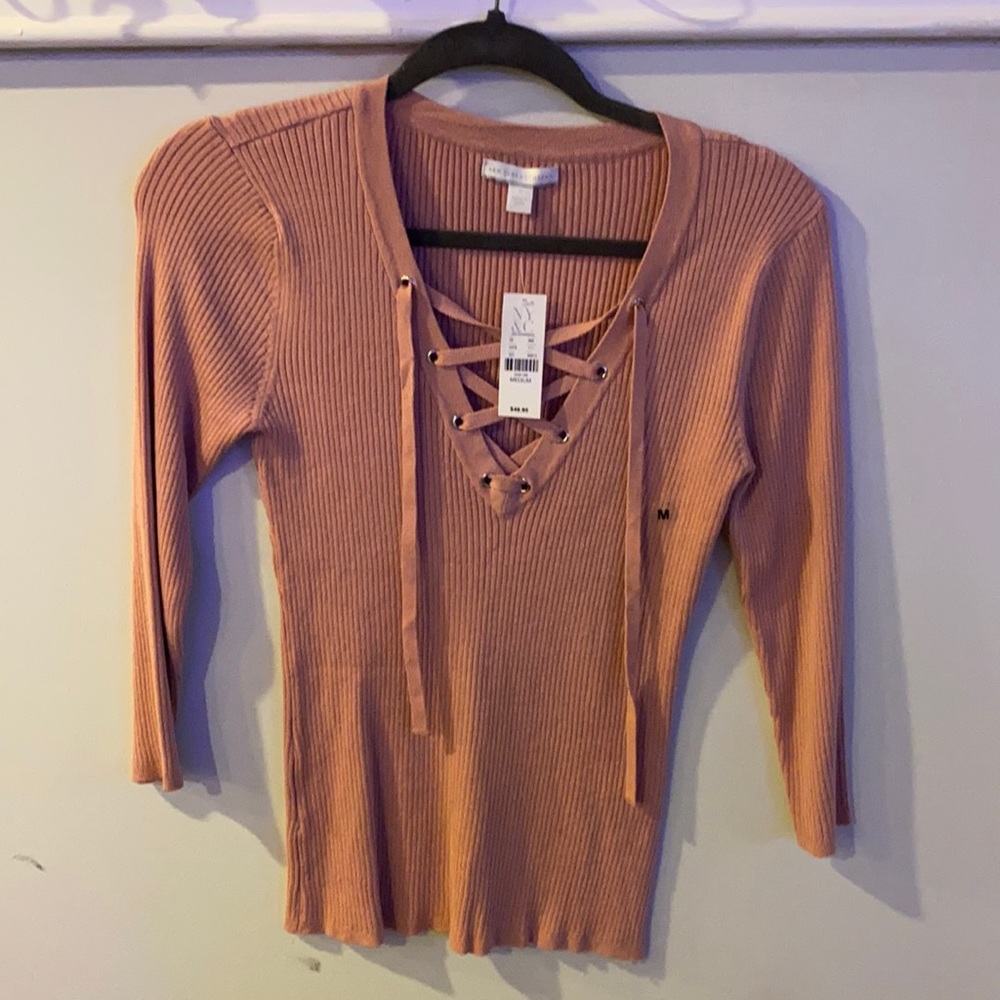 my and company robbers sweater blush color